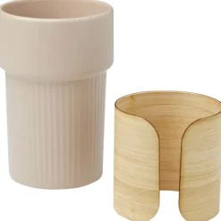 Fika kubek 340 ml z bambusową osłoną / Oatmeal 10080907