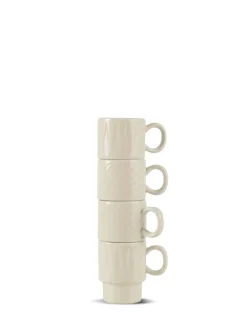 Filiżanka do espresso COFFEE & MORE 4-szt, beżowy / Beżowy 5018572-