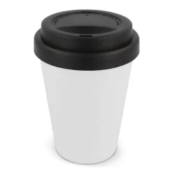 Filiżanka do kawy RPP z białym korpusem 250ml / Biały / czarny LT98867-N0102