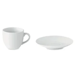 Filiżanka i spodek do espresso / Biały MO9634-06