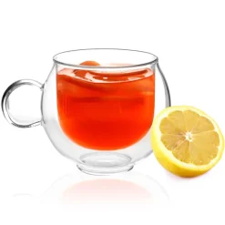 Filiżanka z podwójną ścianką Amo 220 ml Vialli Design / Bezbarwny VD20276