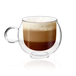Filiżanka z podwójną ścianką Amo 220 ml Vialli Design / Bezbarwny VD20276