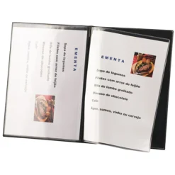 Folder menu z 4 koszulkami / Cardy / Czarny IP37045211