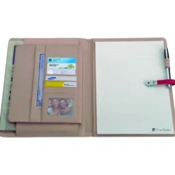 Folder z notatnikiem w linie i pamięcią USB 8GB 2.0 DIMITRI Pierre Cardin / Czarny B5600400IP303
