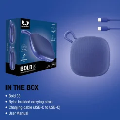 Fresh n Rebel Bold S3 Wodoodporny głośnik Bluetooth / Niebieski LT49741-N0011