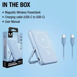 Fresh 'n Rebel Powerbank bezprzewodowy 10000 mAh kompatybilny z MagSafe / Dried Green LT49745-N0049