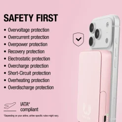 Fresh 'n Rebel Powerbank bezprzewodowy 10000 mAh kompatybilny z MagSafe / Różowy LT49745-N0076