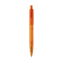 Geometryczny długopis z PC z recyklingu X3 Frosted / Pomarańczowy P611.3308