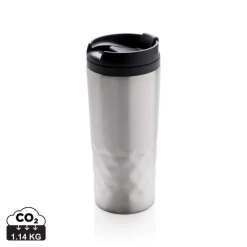 Geometryczny kubek termiczny 300 ml / Czarny P432.361