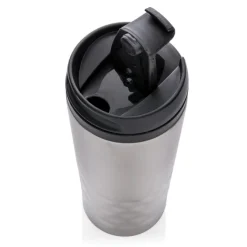 Geometryczny kubek termiczny 300 ml / Czarny P432.361
