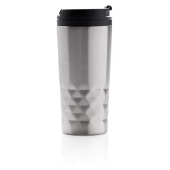 Geometryczny kubek termiczny 300 ml / Czarny P432.361