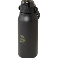 Giganto butelka o pojemności 1600 ml wykonana ze stali nierdzewnej z recyklingu z miedzianą izolacją próżniową posiadająca ce / Czarny 10078990