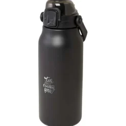 Giganto butelka o pojemności 1600 ml wykonana ze stali nierdzewnej z recyklingu z miedzianą izolacją próżniową posiadająca ce / Czarny 10078990