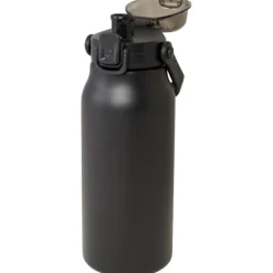 Giganto butelka o pojemności 1600 ml wykonana ze stali nierdzewnej z recyklingu z miedzianą izolacją próżniową posiadająca ce / Czarny 10078990