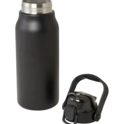 Giganto butelka o pojemności 1600 ml wykonana ze stali nierdzewnej z recyklingu z miedzianą izolacją próżniową posiadająca ce / Czarny 10078990