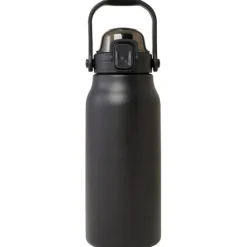 Giganto butelka o pojemności 1600 ml wykonana ze stali nierdzewnej z recyklingu z miedzianą izolacją próżniową posiadająca ce / Czarny 10078990