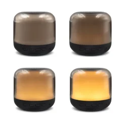 Głośnik bezprzewodowy 5W, lampka RGB | Seamus / Czarny V0049-03