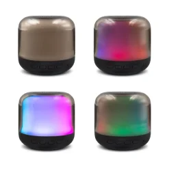Głośnik bezprzewodowy 5W, lampka RGB | Seamus / Czarny V0049-03