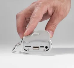 Głośnik bezprzewodowy z powerbankiem SOUND 4000 mAh / Srebrny 09091-00