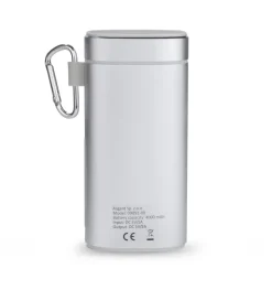 Głośnik bezprzewodowy z powerbankiem SOUND 4000 mAh / Srebrny 09091-00