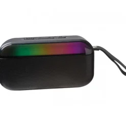 Głośnik bluetooth podświetlany LED MIRELA / Czarny 3524303