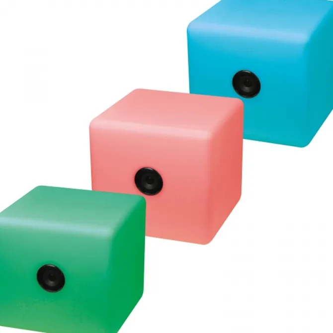 Głośnik bluetooth świecący XXL DONATO / Biały 8073506