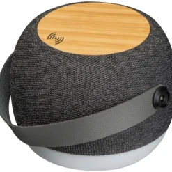 Głośnik bluetooth z ładowarką indukcyjną rPET PIACENZA / Ciemnoszary 381577