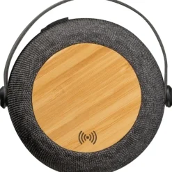 Głośnik bluetooth z ładowarką indukcyjną rPET PIACENZA / Ciemnoszary 381577