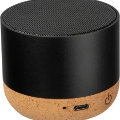 Głośnik bluetooth z aluminium z recyklingu BREST / Czarny 424203