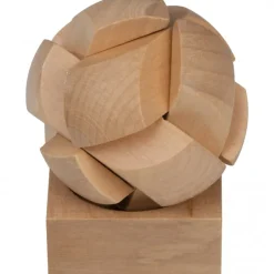 Gra układanka drewniana CAROLYN / Beżowy 5098813