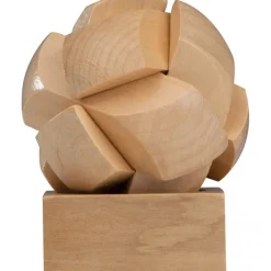Gra układanka drewniana CAROLYN / Beżowy 5098813