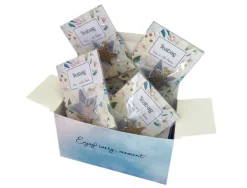 Herbata ze standardową etykietą w personalizowanym pudełku / Wielokolorowy TBG02