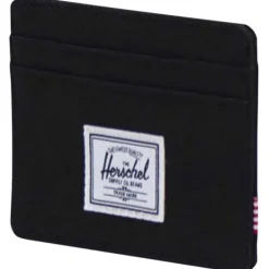 Herschel Charlie uchwyt na kartę RFID wykonany z materiałów z recyklingu / Czarny 12075690
