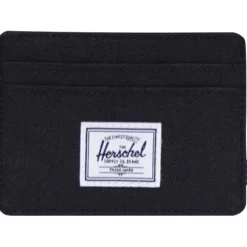 Herschel Charlie uchwyt na kartę RFID wykonany z materiałów z recyklingu / Czarny 12075690