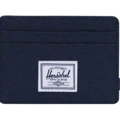 Herschel Charlie uchwyt na kartę RFID wykonany z materiałów z recyklingu / Granatowy 12075655