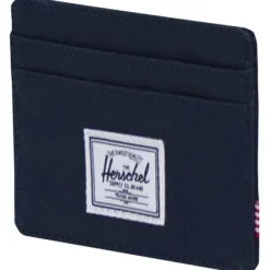 Herschel Charlie uchwyt na kartę RFID wykonany z materiałów z recyklingu / Granatowy 12075655