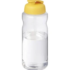 H2O Active® Big Base bidon z wieczkiem zaciskowym o pojemności 1 litra / Żółty 21017511