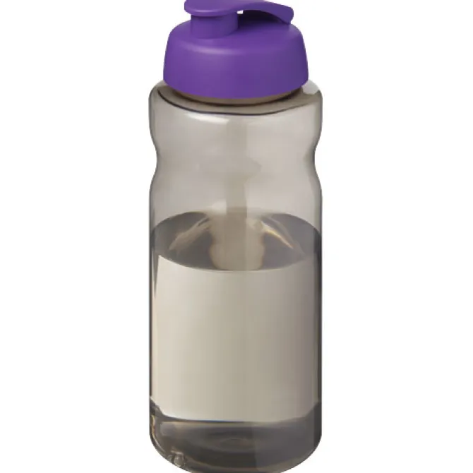 H2O Active® Eco Big Base bidon z wieczkiem zaciskowym o pojemności 1 litra / Ciemnografitowy 21017891