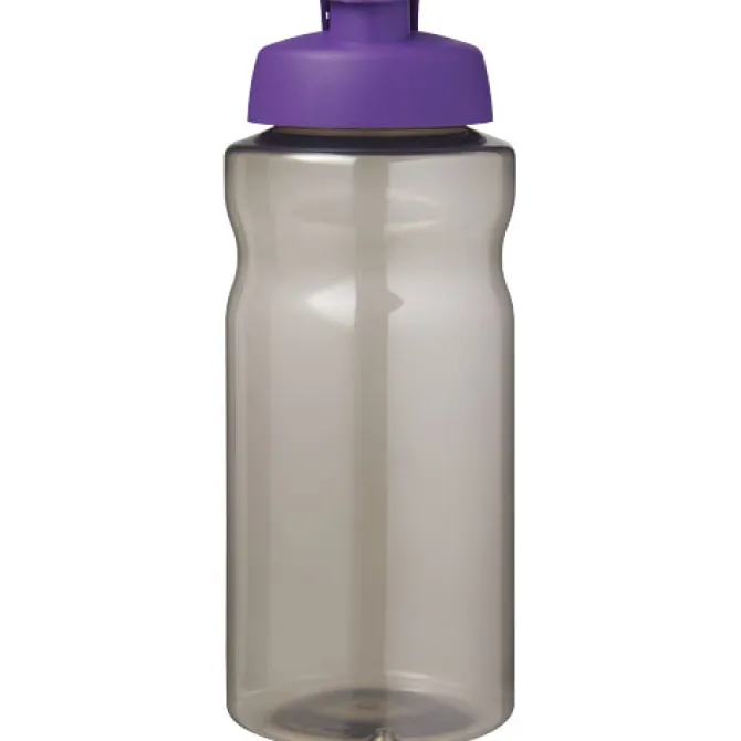 H2O Active® Eco Big Base bidon z wieczkiem zaciskowym o pojemności 1 litra / Ciemnografitowy 21017891
