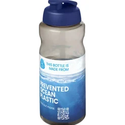 H2O Active® Eco Big Base bidon z wieczkiem zaciskowym o pojemności 1 litra / Ciemnografitowy 21017894