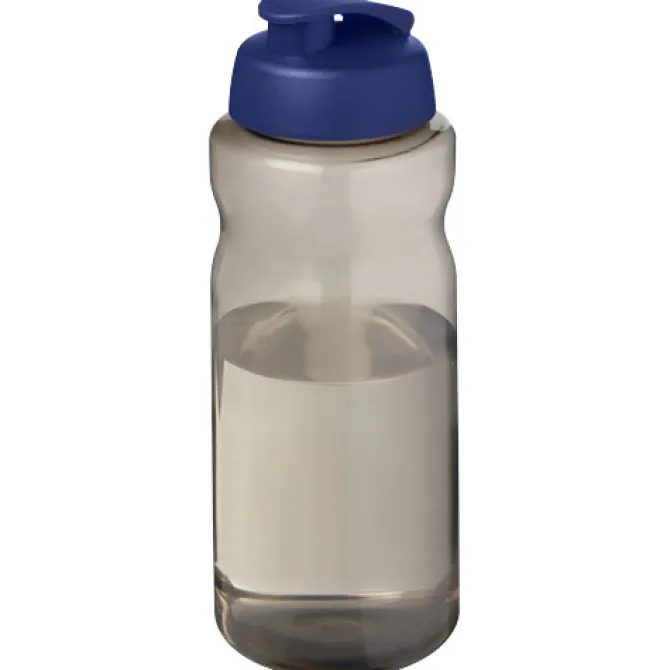 H2O Active® Eco Big Base bidon z wieczkiem zaciskowym o pojemności 1 litra / Ciemnografitowy 21017894