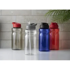 H2O Active® Eco Big Base bidon z wieczkiem zaciskowym o pojemności 1 litra / Ciemnografitowy 21017893