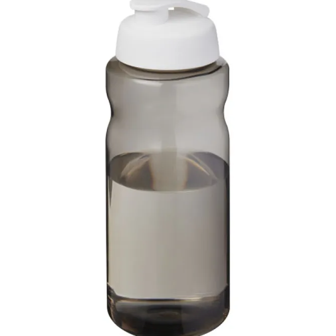 H2O Active® Eco Big Base bidon z wieczkiem zaciskowym o pojemności 1 litra / Ciemnografitowy 21017893