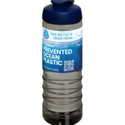 H2O Active® Eco Treble bidon z otwieraną pokrywką o pojemności 750 ml / Ciemnografitowy 21047904