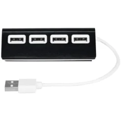 Hub USB 2.0 | Fletcher / Czarny V3447-03