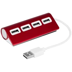 Hub USB 2.0 | Fletcher / Czerwony V3447-05