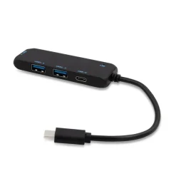 Hub USB i USB-C z RABS | Gerard / Czarny V0018-03