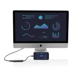Hub USB 3.0 i USB typu C Terra, wejście HDMI 4K, RABS / Szary P308.652