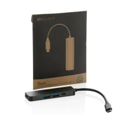 Hub USB 3.0 i USB typu C Terra, wejście HDMI 4K, RABS / Szary P308.652