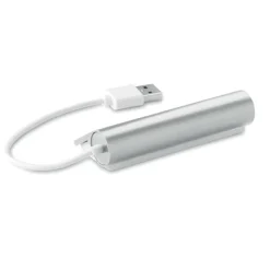 Hub USB / Srebrny mat MO8853-16